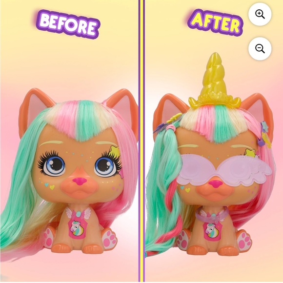 VIP Pets Color Boost Mega Pet Kiara - Exclusive Styling Head and 30 Accessories - Picture 12 of 12